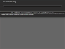Tablet Screenshot of nextcareer.org